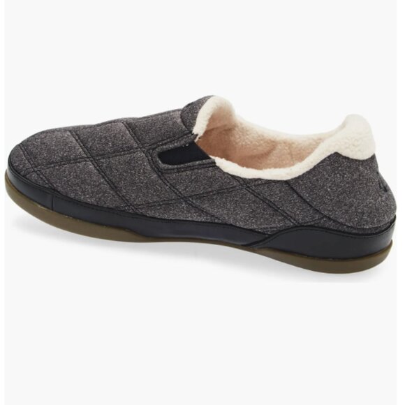 🌺 OluKai Puku‘i Quilted Slipper - Dark Shadow / Lava Rock - Men’s 10 🌺 - Picture 2 of 15